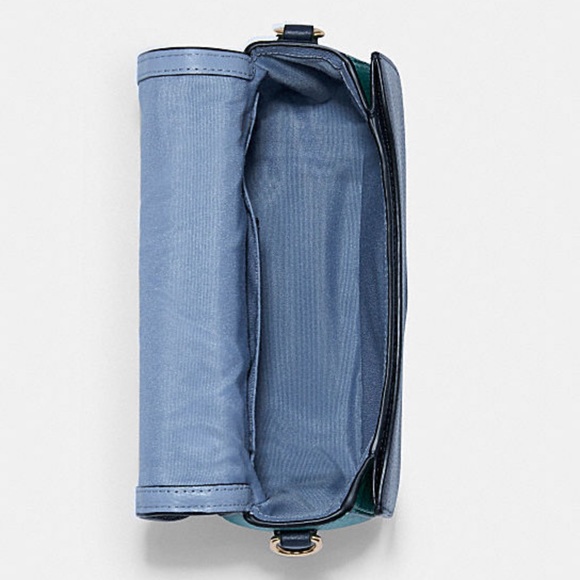 Coach Saddle In Colorblock With Horse And Carriage - Picture 3 of 6